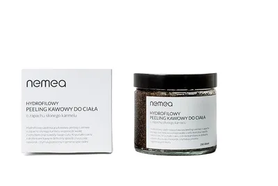 Nemea Słony karmel, Hydrofilowy ujędrniający peeling kawowy