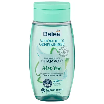 Balea Schonheitsgeheimnisse, Feuchtigskeit Shampoo Aloe Vera (Szampon z aloesem nawilżający)