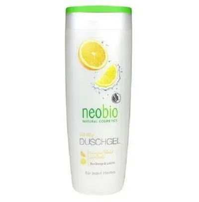 Neobio Natural Cosmetics Vitality Duschgel Verwöhnen Geist und Seele Bio-Orange & Limone für jeden Hauttyp (Żel pod prysznic z wyciągiem z pomarańczy i cytryn)