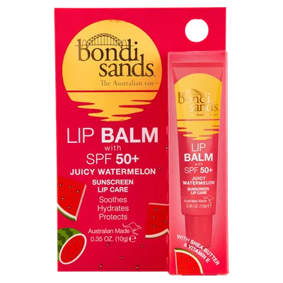 Bondi Sands Juicy Watermeloon, Lip Balm SPF50+ (Arbuz, Ochronny balsam do ust SPF50+)