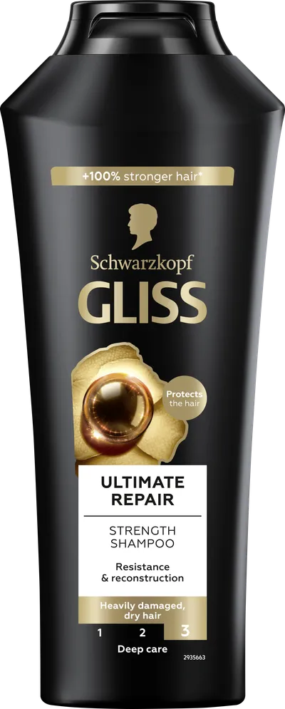 Schwarzkopf Gliss Ultimate Repair, Szampon do włosów bardzo zniszczonych (stara wersja)
