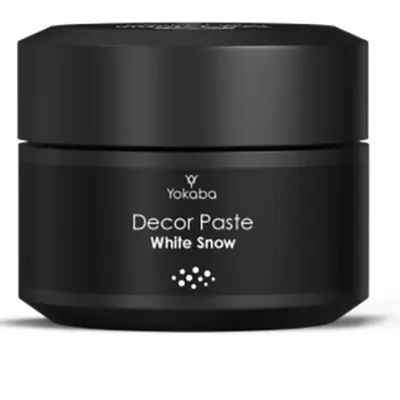 Yokaba Decor Paste, White Snow (Pasta do zdobień)