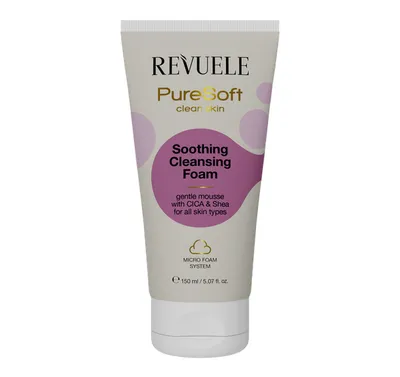 Revuele Pure Soft, Soothing Cleansing Foam (Łagodząca pianka do mycia twarzy)