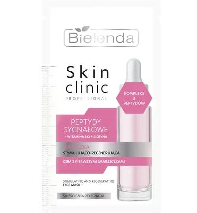 Bielenda Skin Clinic Professional, Peptydy Sygnałowe,  Maska do twarzy  stymulująco-regenerująca