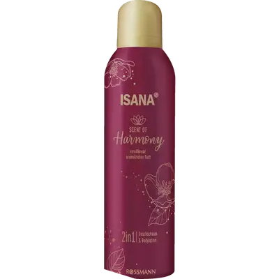 Isana Scent of Harmony,  2in1 Duschschaum & Bodylotion (Pianka i balsam pod prysznic 2 w 1)