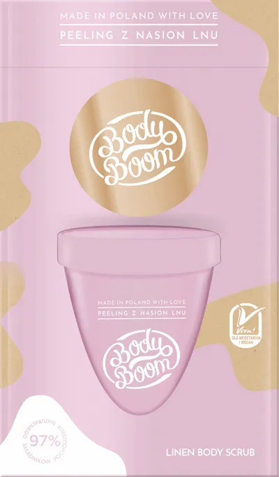 BodyBoom Linen Body Scrub (Peeling z nasion lnu)