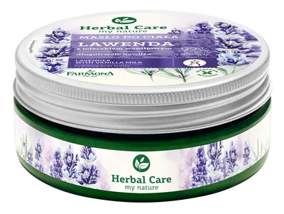 Herbal Care Masło do ciała 'Lawenda z mleczkiem waniliowym'