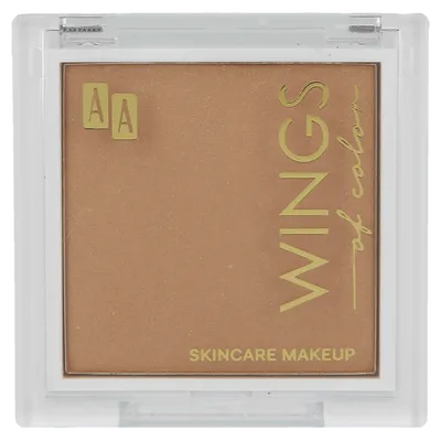 AA Wings of Color Skincare Makeup, Shimmering Powder (Brązujący puder rozświetlający)