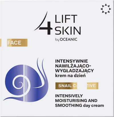 Lift4Skin Snail C +Active, Intensywnie nawilżajaco - wygładzajaco krem na dzień