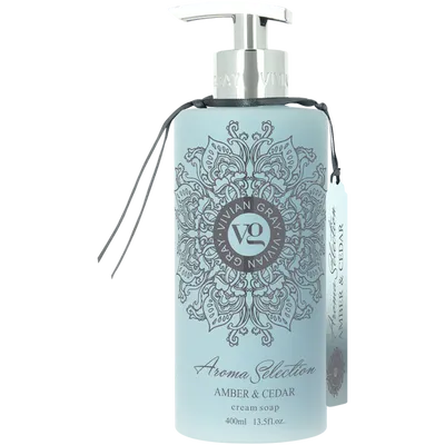 Vivian Gray Aroma Selection, Amber & Cedar Cream Soap (Kremowe mydło w płynie)