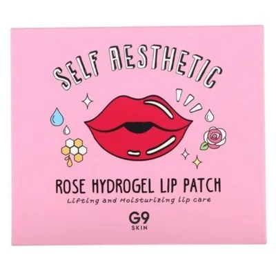 G9Skin Self Aesthetic, Rose Hydrogel Lip Patch (Hydrożelowa maseczka na usta z ampułką)