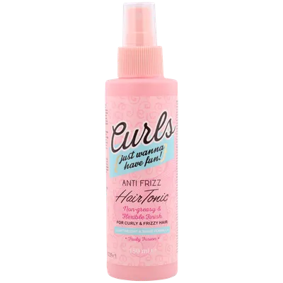 Action Curls Just Wanna Have Fun!, Anti Frizz Hair Tonic (Tonik do włosów)