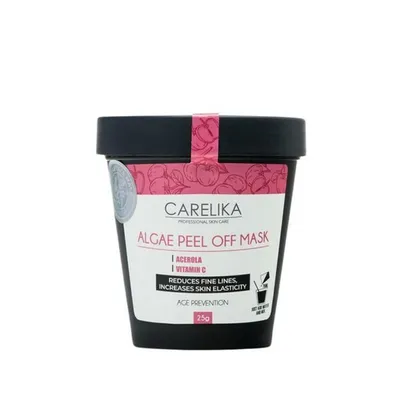 Carelika Algae Peel-off Mask (Algowa maska peel off na bazie jagód aceroli)