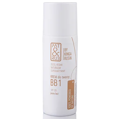 Pat & Rub Linia Face, Naturalny superaktywny krem BB SPF20