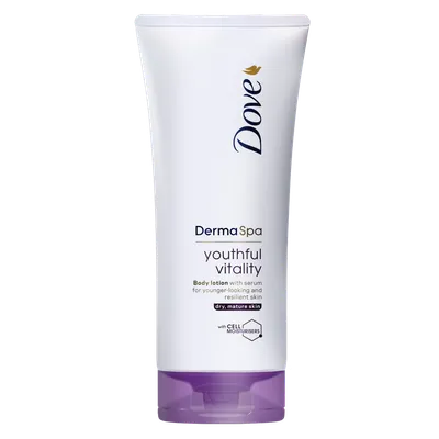 Dove Derma Spa, Youthful Vitality, Body Lotion (Balsam do ciała do skóry dojrzałej i bardzo suchej)