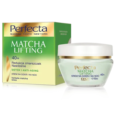 Perfecta Matcha Lifting, Krem na dzień i na noc 40+