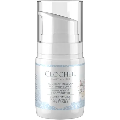 Clochee Baby & Kids, Natural Face & Body Butter (Naturalne masełko do twarzy i ciała dla dzieci)