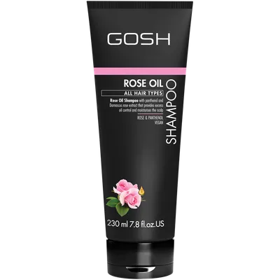 Gosh Rose Oil Shampoo (Szampon do włosów z olejkiem różanym)