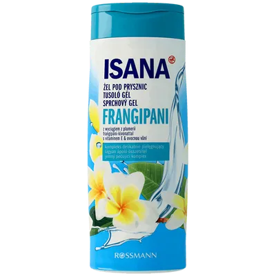 Isana Frangipani Duschgel (Żel pod prysznic z ekstraktem z plumerii do skóry suchej)