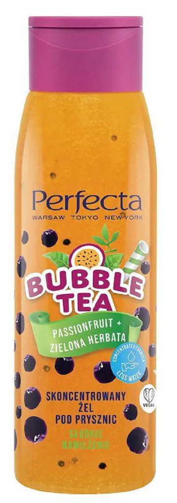 Perfecta Bubble Tea, Skoncentrowany żel pod prysznic `Słodkie nawilżenie`