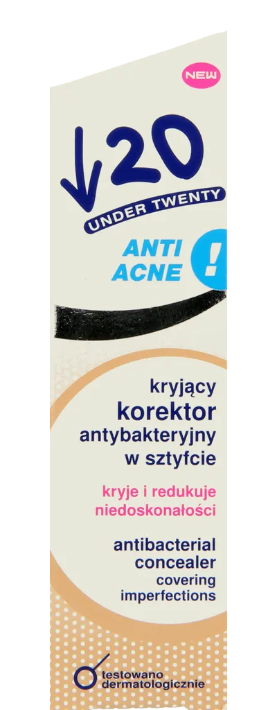 Under Twenty Anti Acne, Kryjący korektor antybakteryjny w sztyfcie