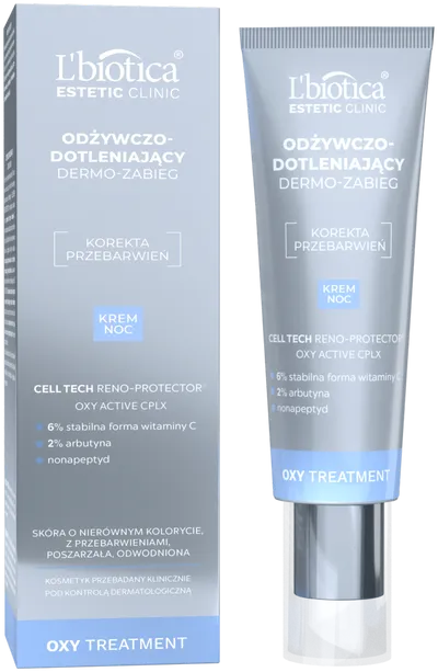 L'biotica Estetic Clinic, Oxy Treatment, Odżywczo-dotleniający dermo-zabieg krem na noc