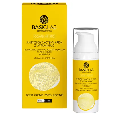 BasicLab Dermocosmetics Complementis, Antyoksydacyjny krem z witaminą C o lekkiej konsystencji