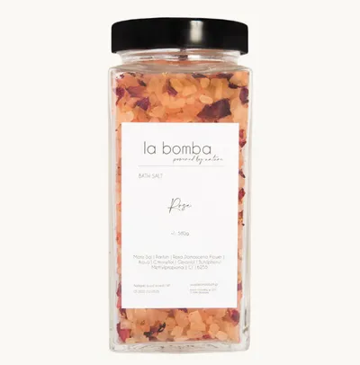 Labomba Rose, Bath Salt (Róża, Sól morska do kąpieli)