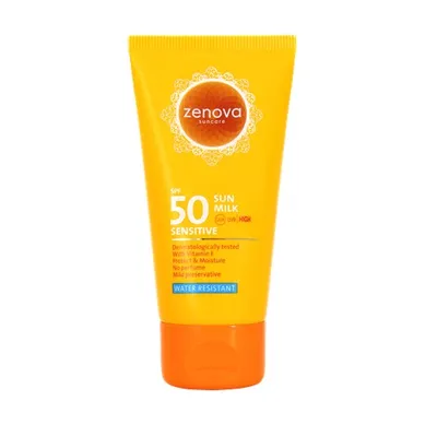 Zenova Suncare Sun Milk For Sensitive Skin SPF 50 (Krem przeciwsłoneczny dla wrażliwej cery)