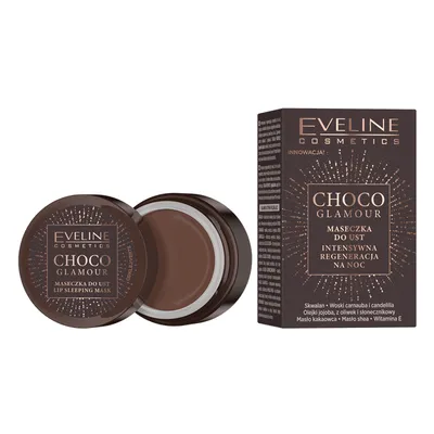 Eveline Cosmetics Choco Glamour, Lip Sleeping Mask (Maseczka do ust `Intensywna regeneracja na noc`)