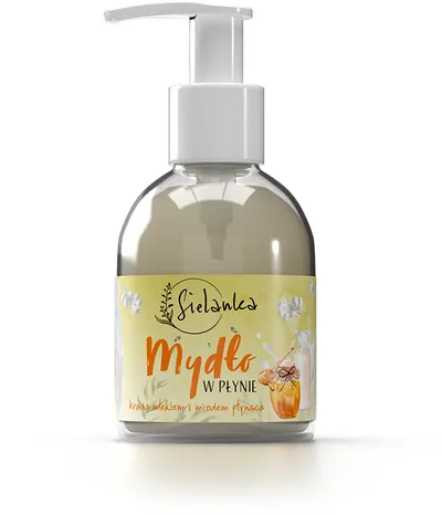 Sielanka Kraina mlekiem i miodem płynąca, Mydło w płynie do rąk `Mleko i miód`