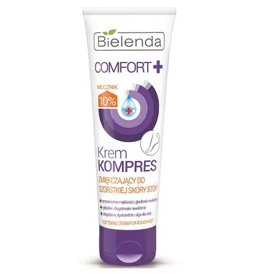 Bielenda Comfort+, Krem - kompres zmiękczający do szorstkiej skóry stóp