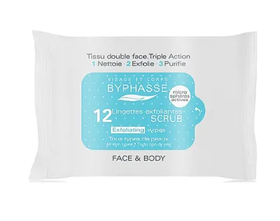Byphasse Lingettes Exfoliantes (Chusteczki złuszczające)