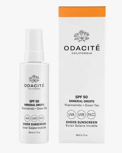 Odacite Pure Elements Mineral Drops SPF 50 Sunscreen (Krem w formie serum `Ochrona przeciwsłoneczna`)
