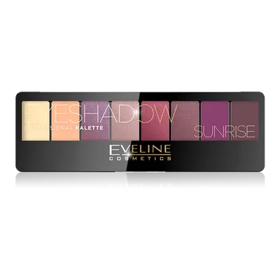 Eveline Cosmetics Professional Eyeshadow Palette 01 Sunrise (Paletka 8 cieni do powiek)