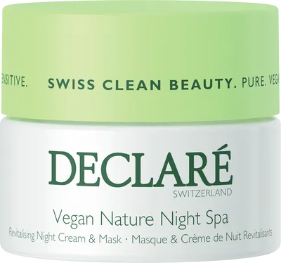 Declaré Vegan Nature Night Spa, Revitalising Night Cream & Mask (Wegański krem-maska na noc)