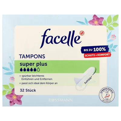 Facelle Super Plus, Tampony