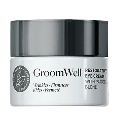 Arbonne GroomWell, Restorative Eye Cream (Regenerujący krem pod oczy z wyciągiem z kwiatu perełkowca japońskiego)