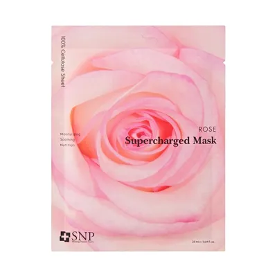SNP Rose Supercharged Mask (Nawilżająca maska w płachcie z różą)