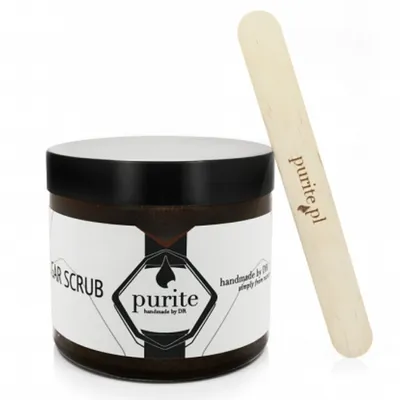 Purite Peeling solny z marokańską glinką Ghassoul `Czekolada + mięta`