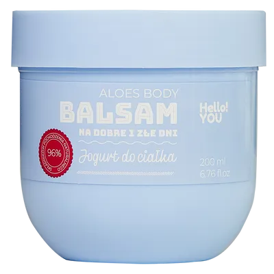 Hello You! Balsam na dobre i złe dni jogurt do ciałka  `Aloes Body`