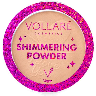 Vollare Cosmetics Shimmering Powder (Puder rozświetlający do twarzy)