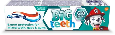 My Big Teeth Psi Patrol, Pasta do zębów dla dzieci 6-8 lat