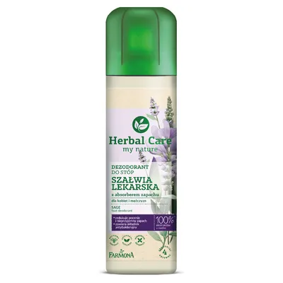 Herbal Care Dezodorant do stóp z absorberem zapachu `Szałwia lekarska`