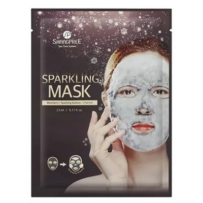 Shangpree Sparkling Mask (Maska bąbelkowa z węglem aktywnym)