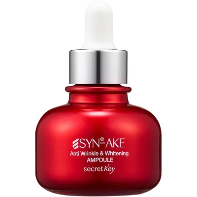 Secret Key Syn-Ake  Anti Wrinkle & Whitening Ampoule (Przeciwzmarszczkowo-wybielająca ampułka do twarzy)