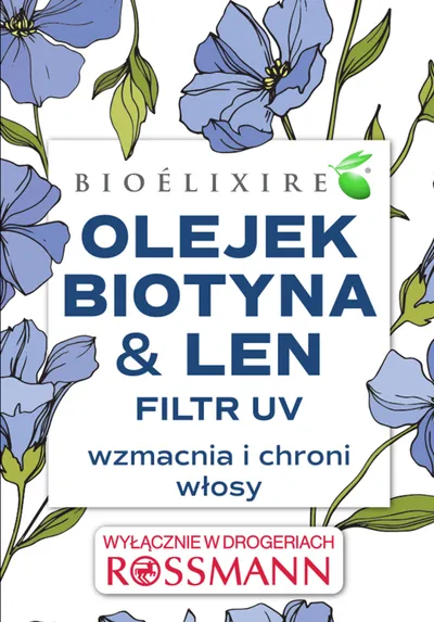 Bioelixire Olejek do włosów `Biotyna i len`