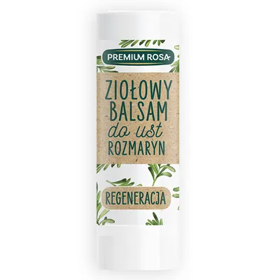 Premium Rosa Balsam do ust `Rozmaryn - regeneracja`