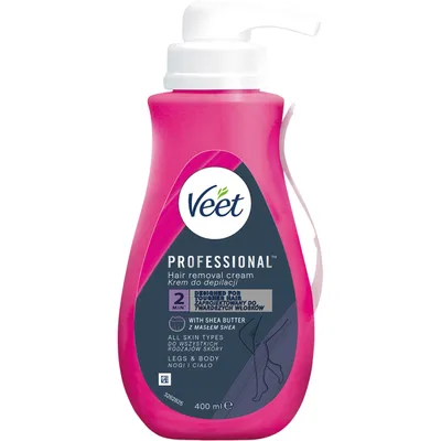 Veet Professional, Hair Removal Cream (Krem do depilacji do wszystkich rodzajów skóry)