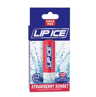 Lip Ice Strawberry Sorbet, Lip Balm (Truskwakowy Sorbet, Balsam do ust)